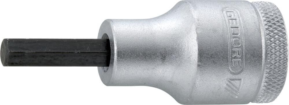 Gedore Schraubendreher-Einsatz 1/2" 7,0x 60mm innen-6kt. Produktbild Gedore Schraubendreher-Einsatz 1/2" 7,0x 60mm innen-6kt.