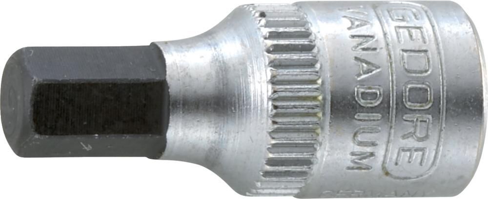 Gedore Schraubendreher-Einsatz 1/4"5 x28mm innen-6kt. Produktbild Gedore Schraubendreher-Einsatz 1/4"5 x28mm innen-6kt.