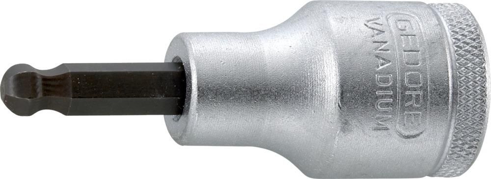 Gedore Schraubendreher-Einsatz 1/2" 8 x 60mm innen-6kt. Kugelkopf Produktbild Gedore Schraubendreher-Einsatz 1/2" 8 x 60mm innen-6kt. Kugelkopf