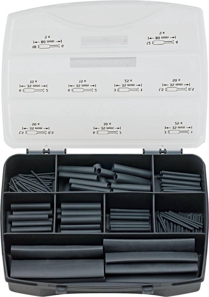 Hellermann Wärme Schrumpfschlauchset Basis Produktbild Hellermann Wärme Schrumpfschlauchset Basis