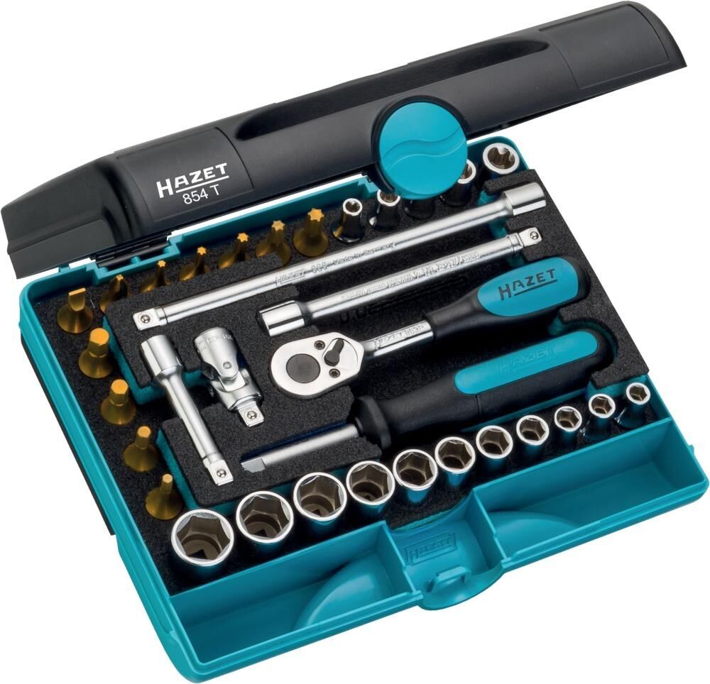 Hazet Steckschlüsselgarnitur 1/4" 33tlg. 854 Produktbild Hazet Steckschlüsselgarnitur 1/4" 33tlg. 854