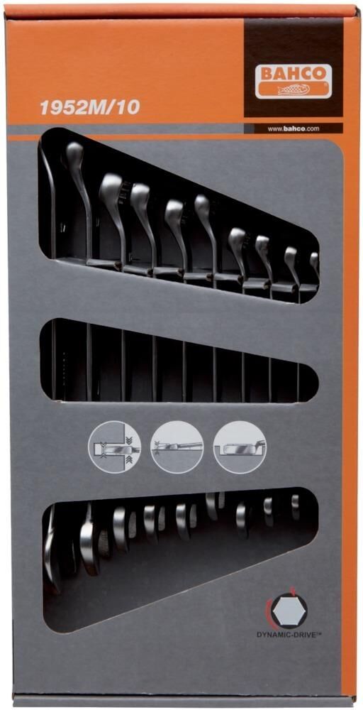 Bahco Ringmaulschlüssel-Satz DIN3113B 10tlg. Produktbild Bahco Ringmaulschlüssel-Satz DIN3113B 10tlg.