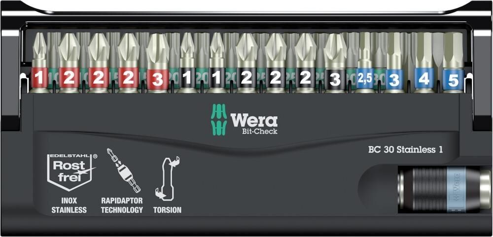 Wera Bit-Check 30 Stainless 1 Produktbild Wera Bit-Check 30 Stainless 1