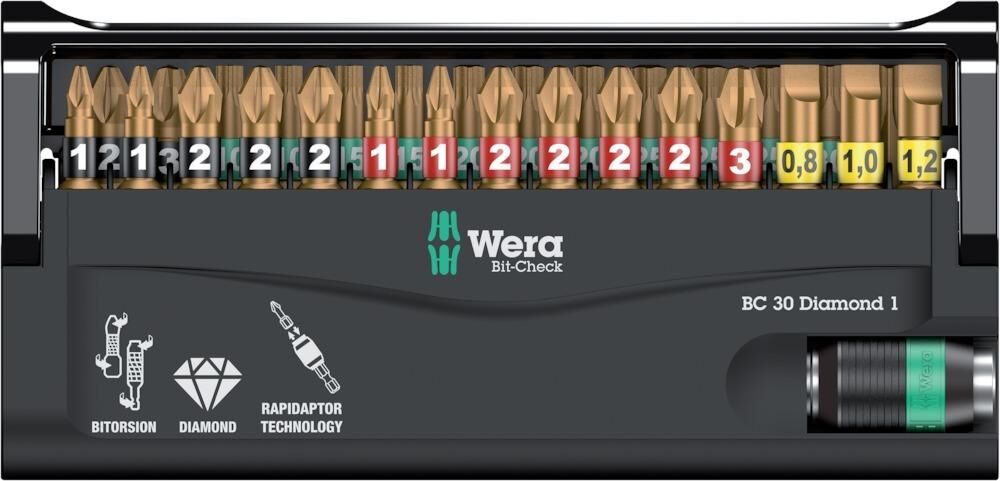 Wera Bit-Check 30 Diamond 1 Produktbild Wera Bit-Check 30 Diamond 1