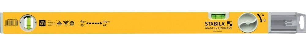 Stabila Teleskop-Wasserwaage 80T 63-105 cm Produktbild Stabila Teleskop-Wasserwaage 80T 63-105 cm