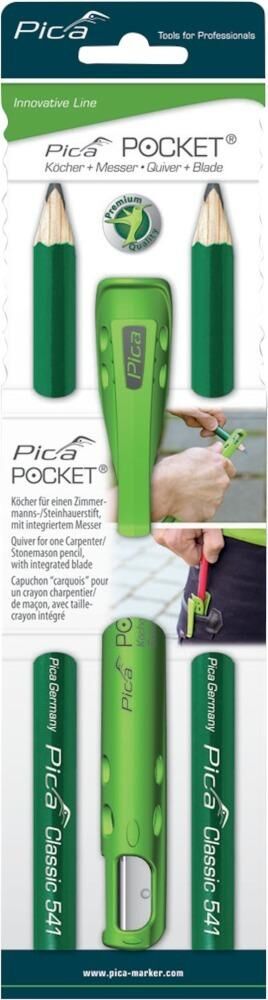 Pica Pocket inkl. 2 Steinhauerstiften Produktbild Pica Pocket inkl. 2 Steinhauerstiften