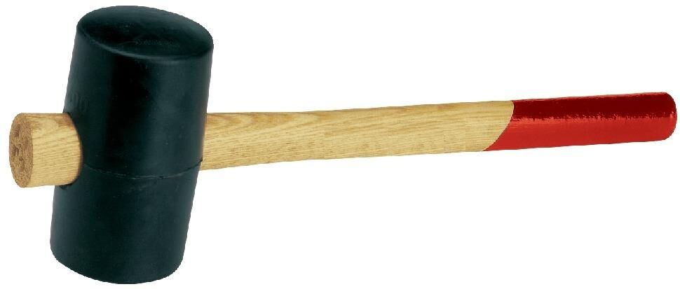 Fortis Gummi-Komp.Hammer Gr.0A 40mm schwarz Produktbild Fortis Gummi-Komp.Hammer Gr.0A 40mm schwarz