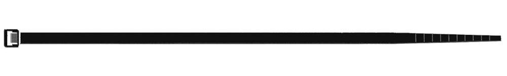 Sapi Kabelbinder Nylon schwarz 280x 4,5mm a 100 Stk. Produktbild Sapi Kabelbinder Nylon schwarz 280x 4,5mm a 100 Stk.