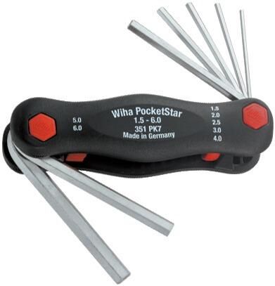 Wiha Winkelschraubendreher Satz sechskant 7tlg. PocketStar Wiha Winkelschraubendreher Satz sechskant 7tlg. PocketStar