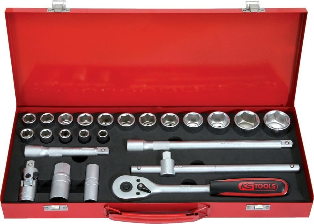 KS Tools Steckschlüsselgarnitur 1/2" 24tlg. Produktbild KS Tools Steckschlüsselgarnitur 1/2" 24tlg.