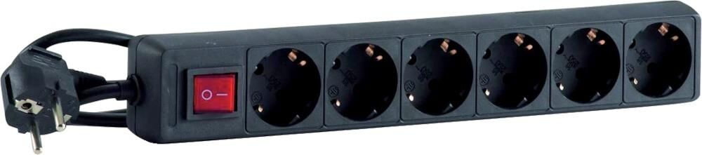 Steckdosenleiste IP201,4m 6-fach H05VV-F3G1,0 Produktbild Steckdosenleiste IP201,4m 6-fach H05VV-F3G1,0