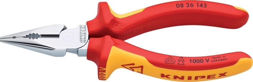 Knipex Spitzkombiz. VDE verc. 145mm m.M.K.Griff Produktbild Knipex Spitzkombiz. VDE verc. 145mm m.M.K.Griff