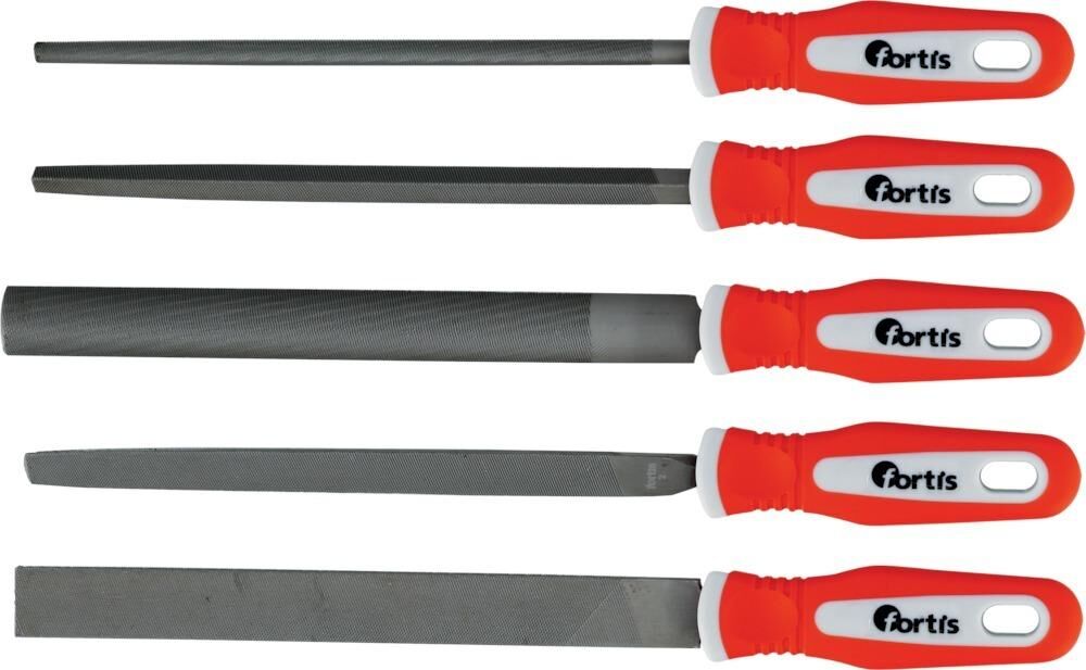 Fortis Werkstatt-Feilen-Satz 5tlg. 200mm H2 Produktbild Fortis Werkstatt-Feilen-Satz 5tlg. 200mm H2