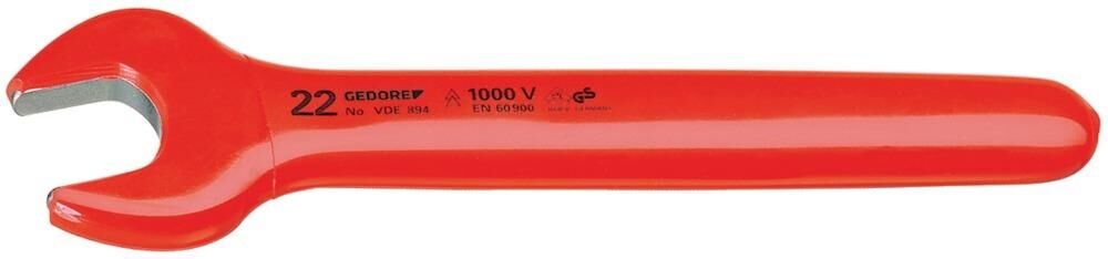 Gedore Einmaulschlüssel VDE 32mm Produktbild Gedore Einmaulschlüssel VDE 32mm