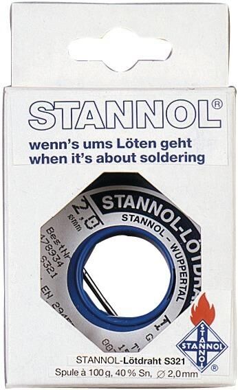 Stannol Radiolot Nr.940047SB 100g Produktbild Stannol Radiolot Nr.940047SB 100g
