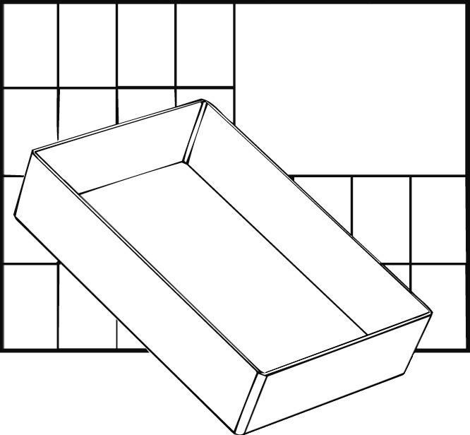 Raaco Facheinsatz A6 einzeln 47x109x157 mm Produktbild Raaco Facheinsatz A6 einzeln 47x109x157 mm