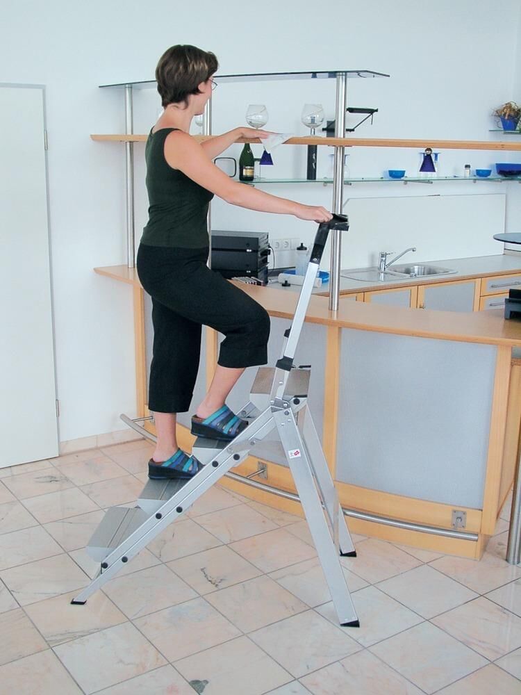 Klapp Treppe alu 3 Stufen klappbar Klapp Treppe alu 3 Stufen klappbar