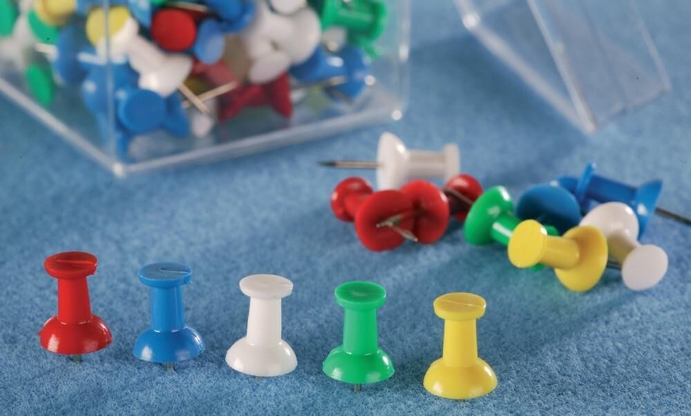 Pinnadeln sortiert Pack a 200 Stück Produktbild Pinnadeln sortiert Pack a 200 Stück