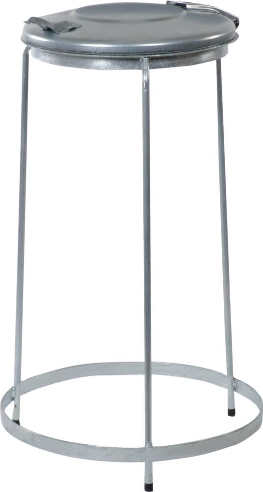Dreibeingestell 120L stb.mit Stahldeckel vzkt. Produktbild Dreibeingestell 120L stb.mit Stahldeckel vzkt.
