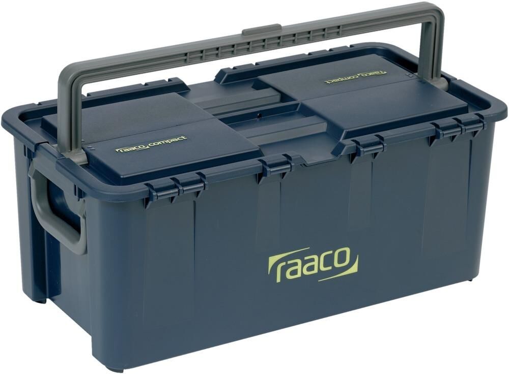 Raaco Werkzeugkoffer Compact 37540x296x230mm blau Produktbild Raaco Werkzeugkoffer Compact 37540x296x230mm blau