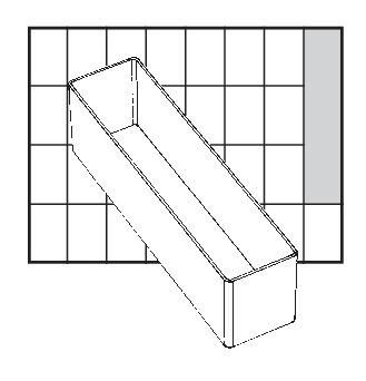 Raaco Facheinsatz A9-3 H47xB39xT163 mm Produktbild Raaco Facheinsatz A9-3 H47xB39xT163 mm