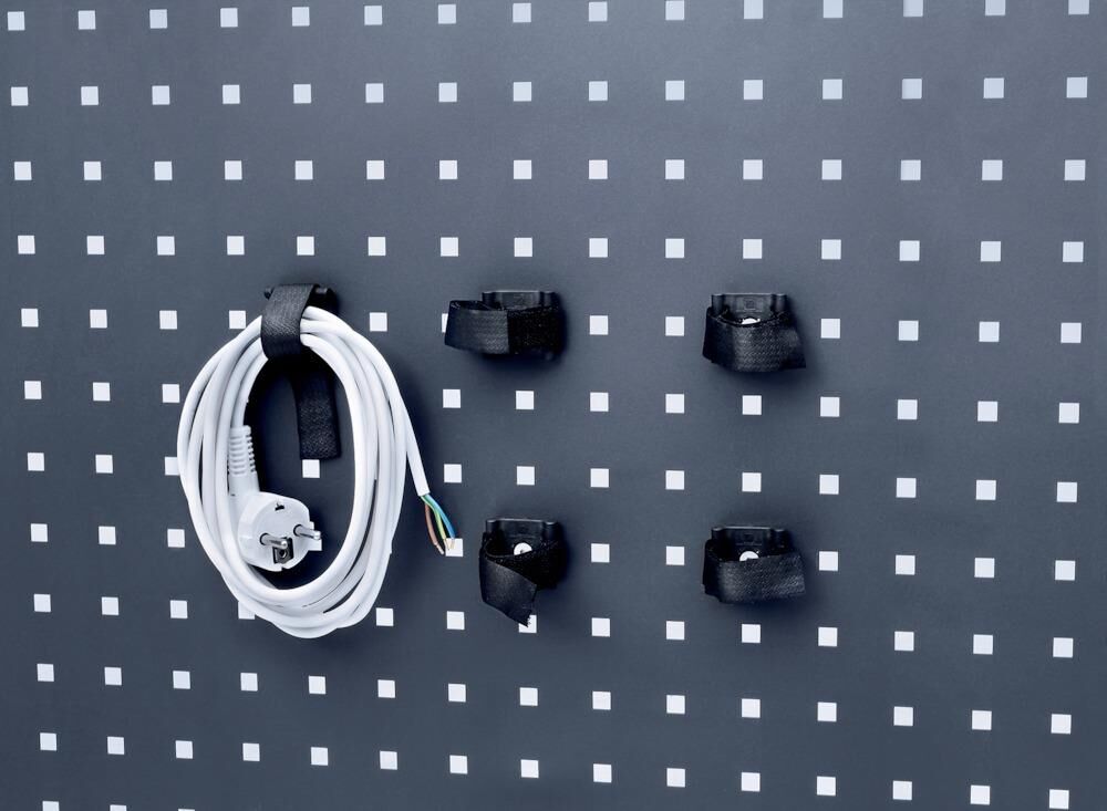 Bott Betriebseinrichtung Fixhalter Perfo mit Klettband Pack a 5 Stück Produktbild Bott Betriebseinrichtung Fixhalter Perfo mit Klettband Pack a 5 Stück