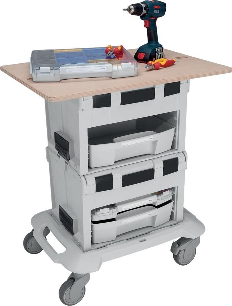 Raaco Mobile Arbeitsplatte für Werkzeugkoffer L-BOXX und LS-BOXX Produktbild Raaco Mobile Arbeitsplatte für Werkzeugkoffer L-BOXX und LS-BOXX