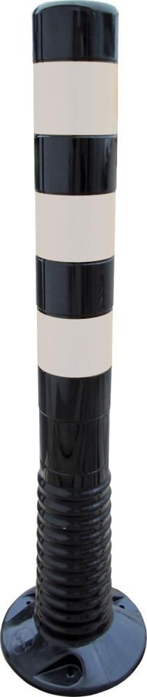 Temka Flexipfosten 750mm, D 80mm, schwarz Produktbild Temka Flexipfosten 750mm, D 80mm, schwarz