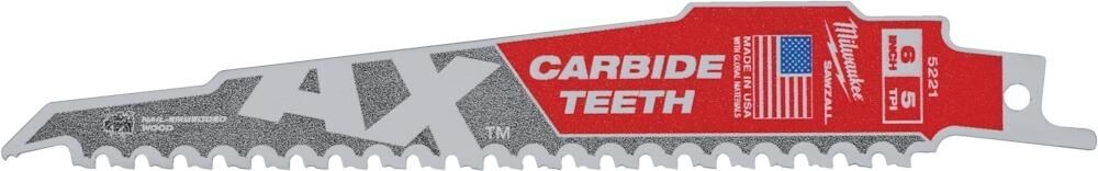 Milwaukee Säbelsägeblatt Demontage THE AX HM 150x5mm Produktbild Milwaukee Säbelsägeblatt Demontage THE AX HM 150x5mm