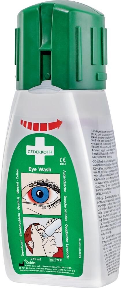 Cederroth  Augendusche im Taschenformat 235 ml Produktbild Cederroth  Augendusche im Taschenformat 235 ml