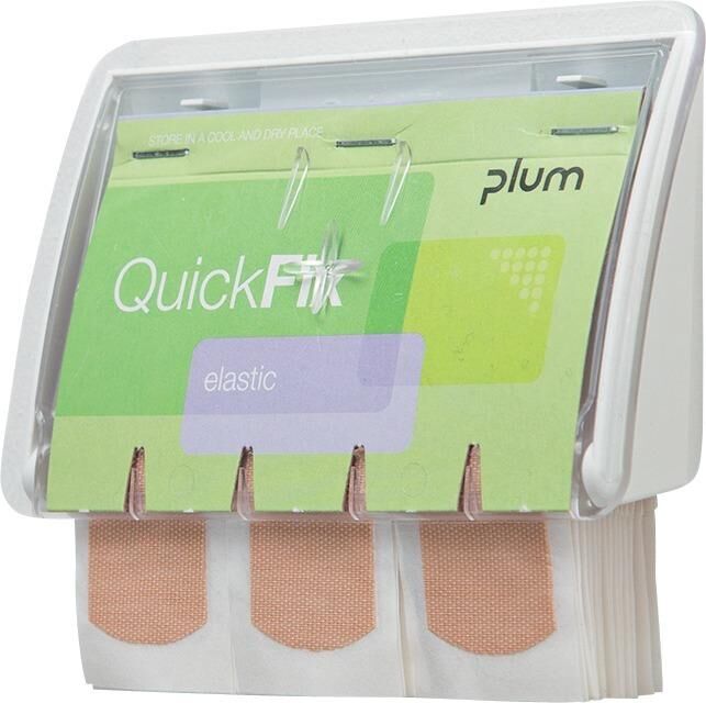 plum Pflasterspender UNO Quickfix transparent Produktbild plum Pflasterspender UNO Quickfix transparent