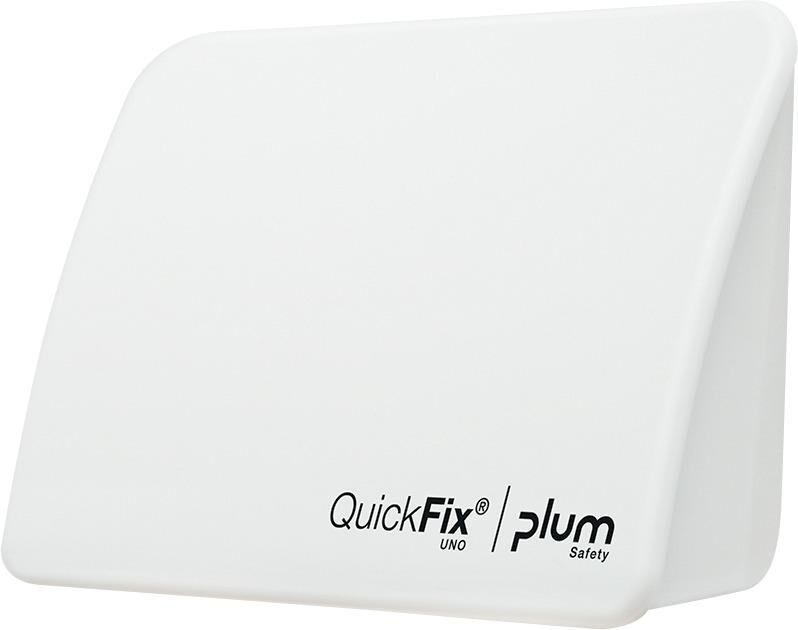 plum Pflasterspender UNO Quickfix weiß ohne Inhalt Produktbild plum Pflasterspender UNO Quickfix weiß ohne Inhalt