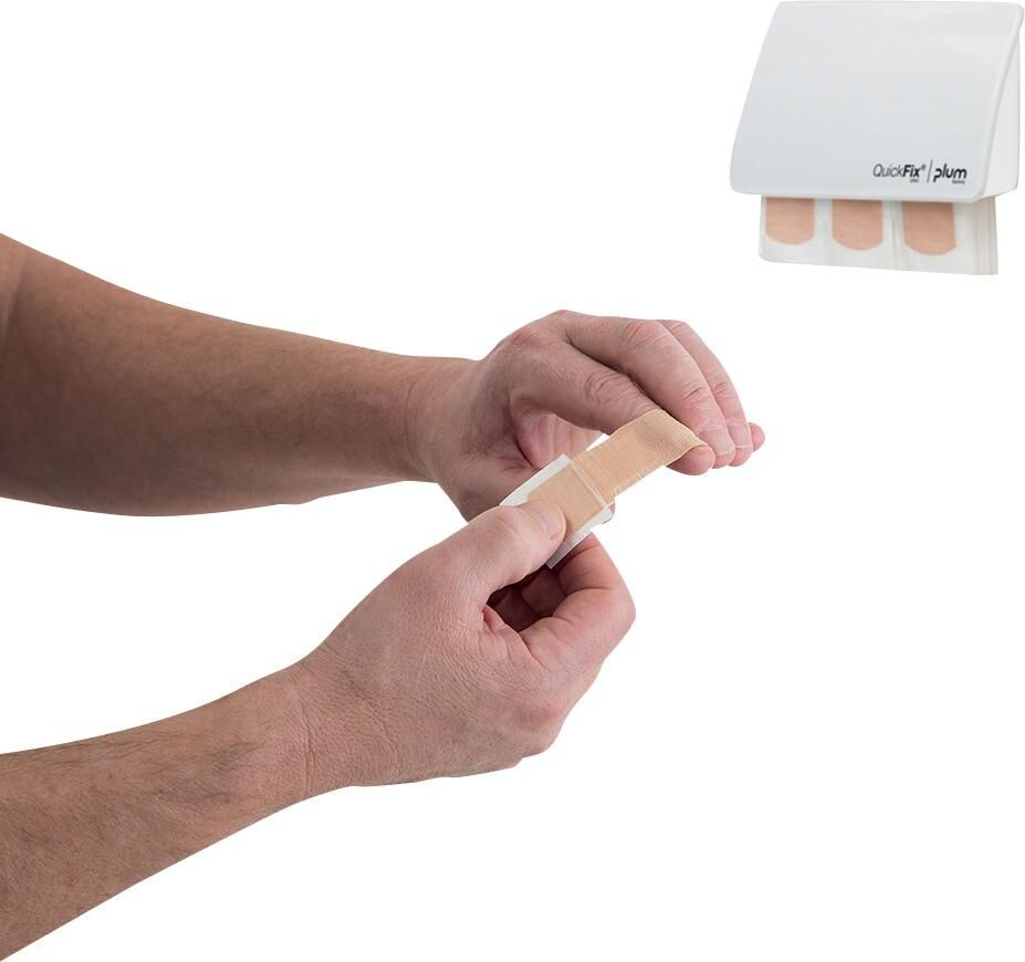 plum Pflasterspender UNO Quickfix weiß Produktbild plum Pflasterspender UNO Quickfix weiß bild 3