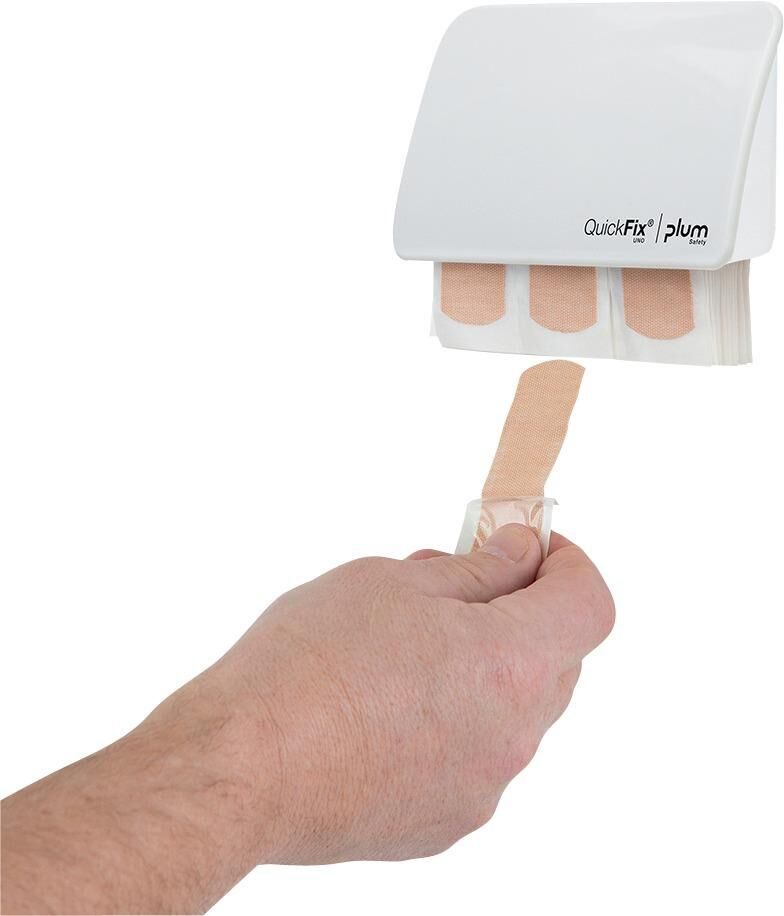 plum Pflasterspender UNO Quickfix weiß Produktbild plum Pflasterspender UNO Quickfix weiß bild 2