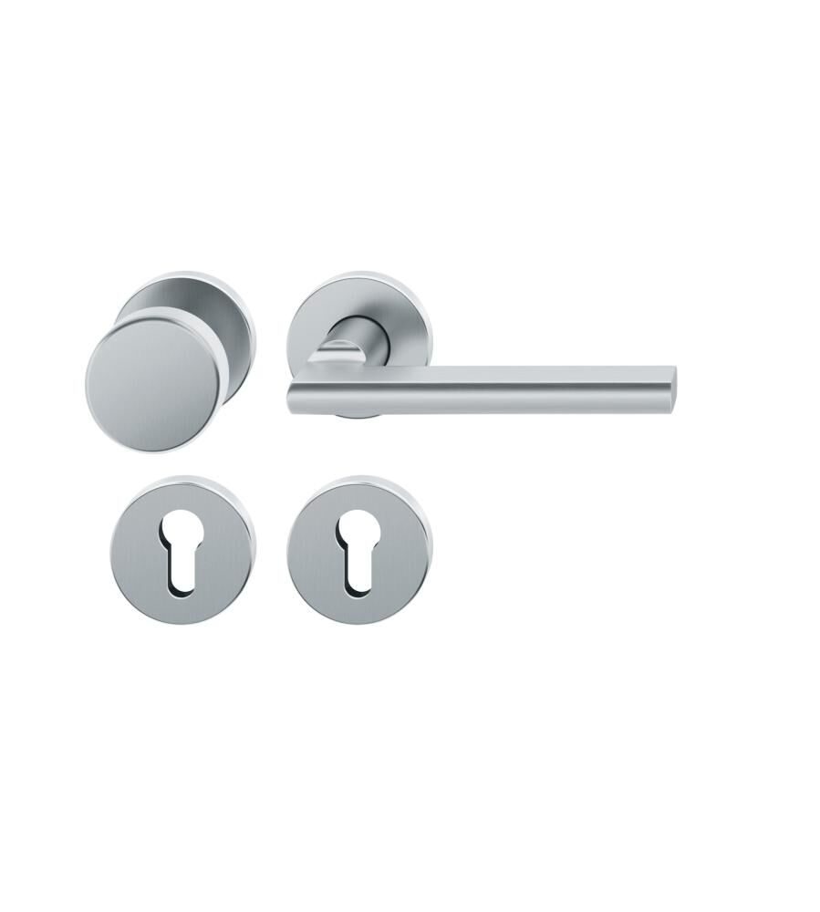 FSB Zimmertür-Wechselgarnitur PZ Edelstahl VK8, 0 12 1035 Produktbild FSB Zimmertür-Wechselgarnitur PZ Edelstahl VK8, 0 12 1035