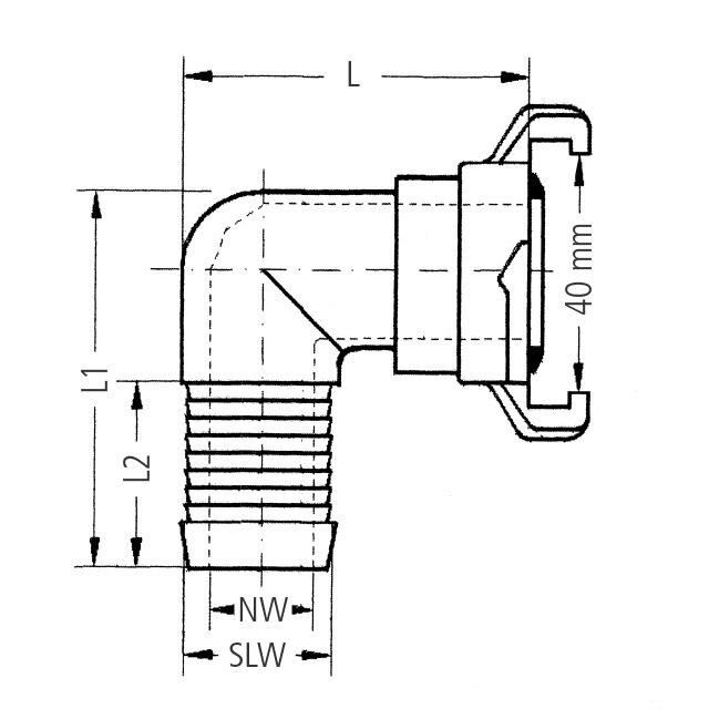 Geka plus-Winkelstück 2000, MS, 1/2", 13mm,SB Produktbild Geka plus-Winkelstück 2000, MS, 1/2", 13mm,SB bild 4