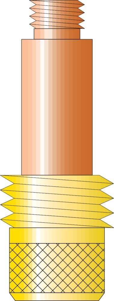 Spannhülsengehäuse Gaslinse D:4,0,45V28 Spannhülsengehäuse Gaslinse D:4,0,45V28