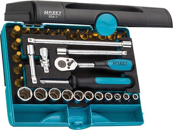 Hazet Steckschlüssel Einsatz Garnitur 1/4" 33tlg. Produktbild Hazet Steckschlüssel Einsatz Garnitur 1/4" 33tlg.