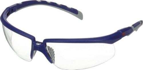3M Brille Solus blau grau beschlagfrei kratzfest klare Scheibe Produktbild 3M Brille Solus blau grau beschlagfrei kratzfest klare Scheibe
