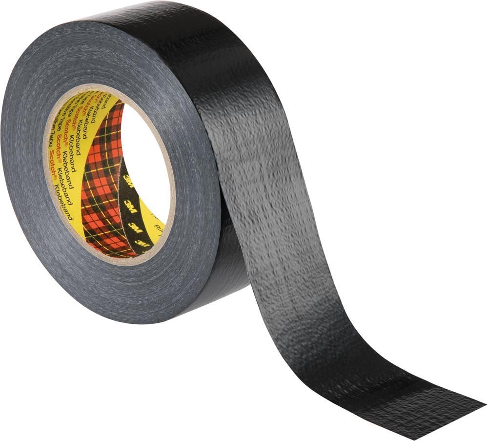 3M Universalgewebeklebeband 2904 Schwarz formflexibel 48 mm Rolle mit 50 Meter Produktbild 3M Universalgewebeklebeband 2904 Schwarz formflexibel 48 mm Rolle mit 50 Meter