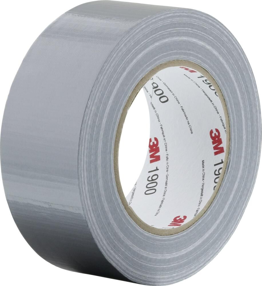 3M Gewebeklebeband 1900 silber 50 mm Rolle mit 50 Meter Produktbild 3M Gewebeklebeband 1900 silber 50 mm Rolle mit 50 Meter