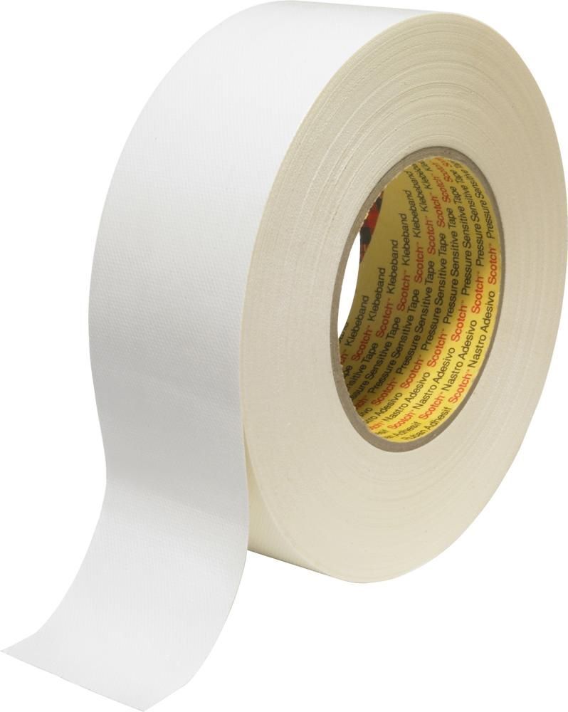 3M Gewebeklebeband 389 weiß 50 mm Rolle mit 50 Meter Produktbild 3M Gewebeklebeband 389 weiß 50 mm Rolle mit 50 Meter