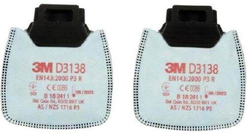 3M Partikelfilter D3138 P3R mit Aktivkohle Produktbild 3M Partikelfilter D3138 P3R mit Aktivkohle