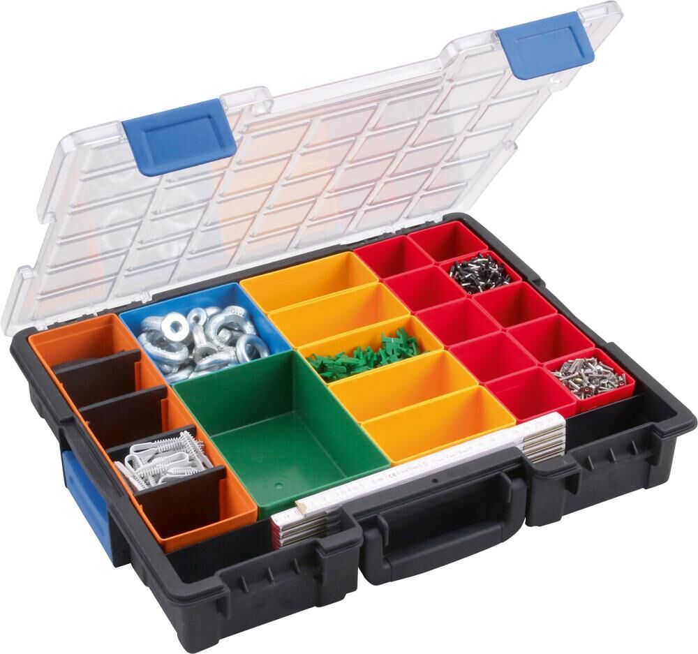 Allit Kleinteilekoffer 440x335x76 mm 23 Fächer Produktbild Allit Kleinteilekoffer 440x335x76 mm 23 Fächer bild 4