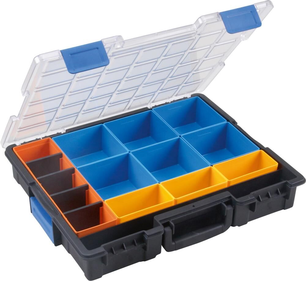 Allit Kleinteilekoffer 440x335x76 mm 15 Fächer Produktbild Allit Kleinteilekoffer 440x335x76 mm 15 Fächer bild 2