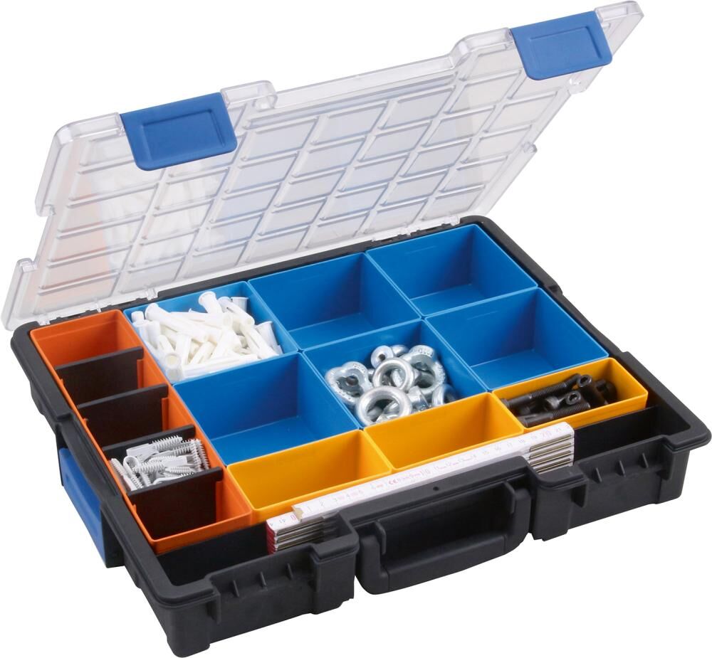 Allit Kleinteilekoffer 440x335x76 mm 15 Fächer Produktbild Allit Kleinteilekoffer 440x335x76 mm 15 Fächer bild 4
