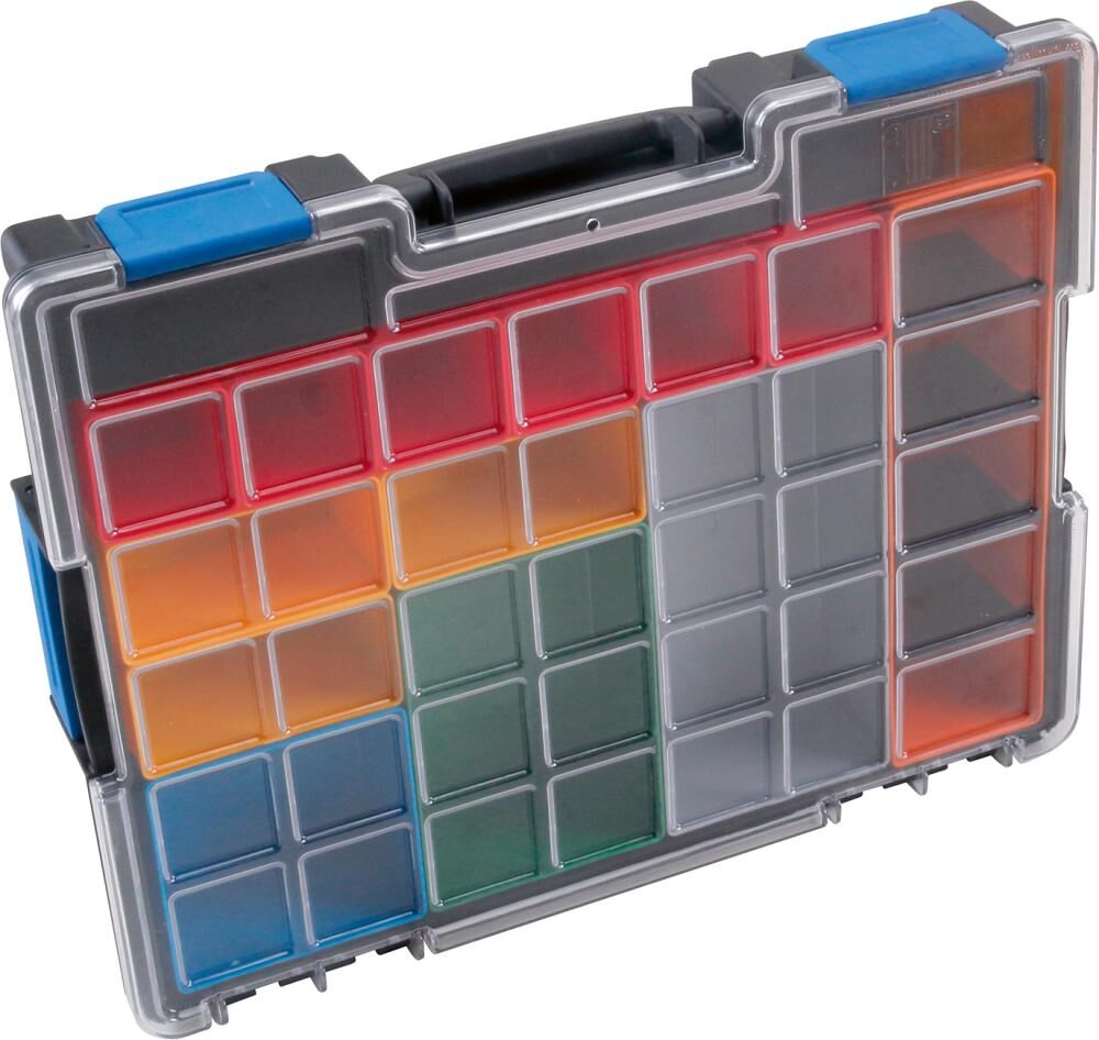 Allit Kleinteilekoffer 440x335x76 mm 18 Fächer Produktbild Allit Kleinteilekoffer 440x335x76 mm 18 Fächer bild 3