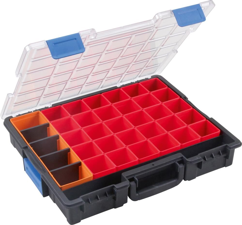 Allit Kleinteilekoffer 440x335x76 mm 36 Fächer Produktbild Allit Kleinteilekoffer 440x335x76 mm 36 Fächer bild 2