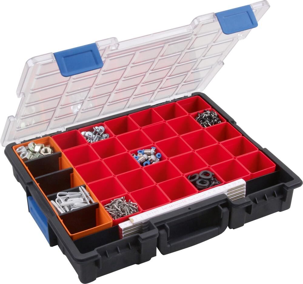 Allit Kleinteilekoffer 440x335x76 mm 36 Fächer Produktbild Allit Kleinteilekoffer 440x335x76 mm 36 Fächer bild 4