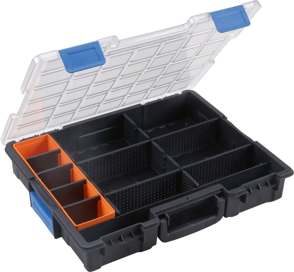 Allit Kleinteilekoffer 440x335x76 mm 12 Fächer Produktbild Allit Kleinteilekoffer 440x335x76 mm 12 Fächer bild 2